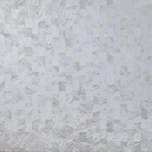 Dekorplatte für Innenausbau - SL GRAIN SILVER - SIBU DESIGN - Wand / Polystyrol / PET