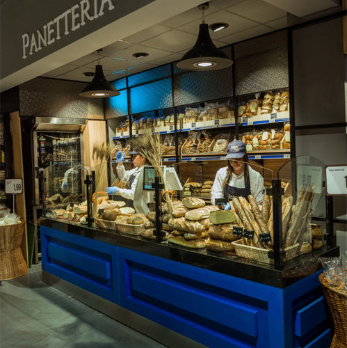 Präsentierregal für Brot - La Fortezza S.p.A. - Metall / für Bäckerei