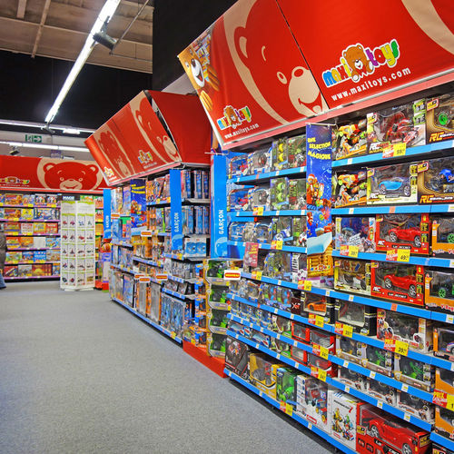 Mehrzweck-Präsentierregal - TOYS - Gondella - Metall / Platten / auf Rollen