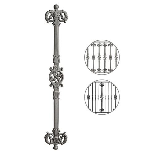 Gusseisengeländer - BR 10 - Ghisarredo - Geländer / für den Innenraum / für Außenbereich
