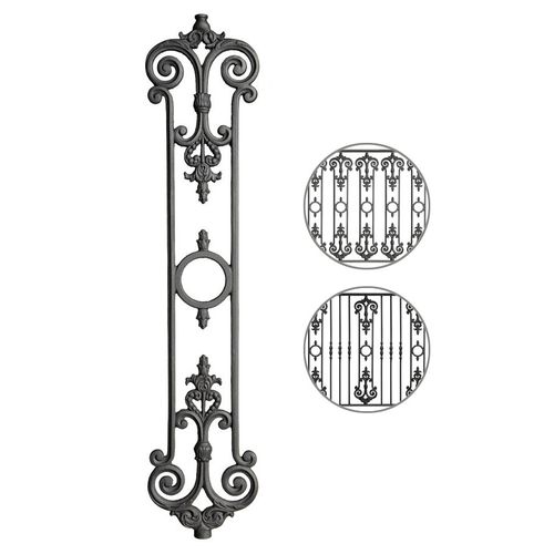 Gusseisengeländer - BR 20 - Ghisarredo - Geländer / für den Innenraum / für Außenbereich