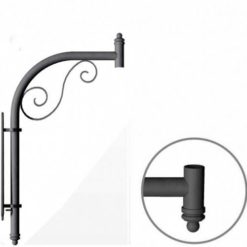 Tragarm für Straßenlaternenpfähle / aus feuerverzinktem Stahl - LC 0003 - Ghisarredo