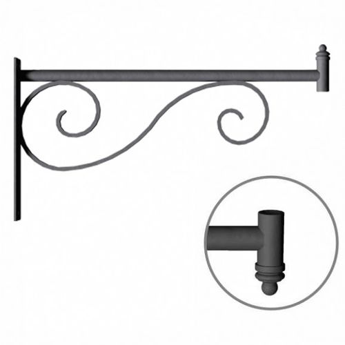 Tragarm für Straßenlaternenpfähle / aus feuerverzinktem Stahl - LC 0802 - Ghisarredo