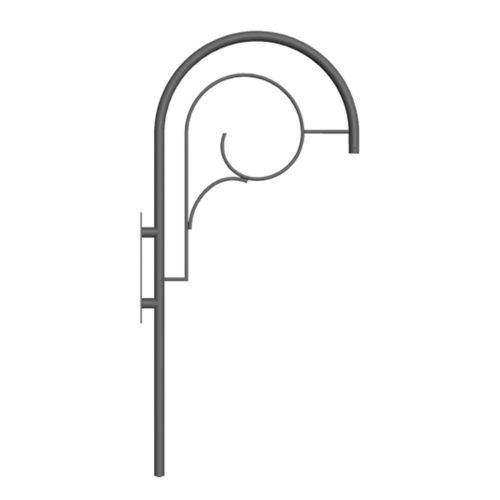 Tragarm für Straßenlaternenpfähle / anodisiertes Aluminium - LC 0503 - Ghisarredo