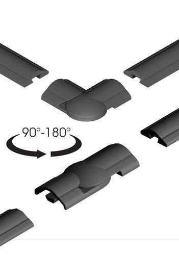 Anschluss für Handlauf - S 0073 - Ghisarredo - Metall / Eckverbinder