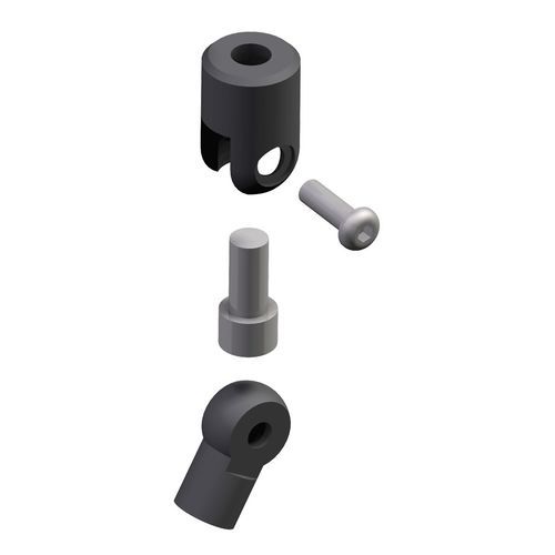 Verbindungsteil für Geländer - BA04VS  - Ghisarredo - für Metallstrukturen / Balkon