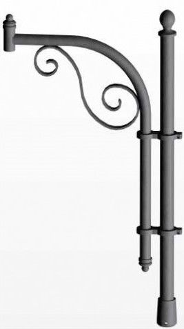 Tragarm für Straßenlaternenpfähle / Aluminium - LC 1003  - Ghisarredo - aus feuerverzinktem Stahl