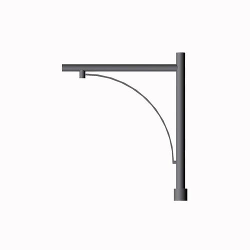 Tragarm für Straßenlaternenpfähle / aus feuerverzinktem Stahl - LC 1101 - Ghisarredo