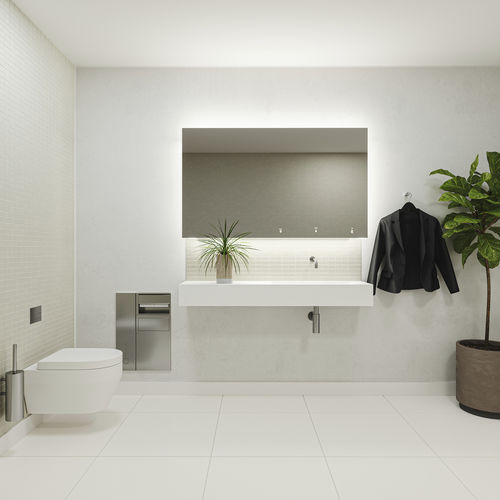 Modernes Badezimmer - ALAVO - Dolphin Solutions Ltd - Edelstahl / Mineralwerkstoff / Fertig