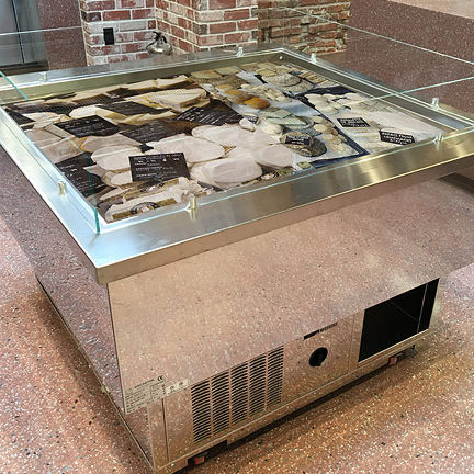 Inselkühlvitrine - CENTRO - Oscartek - für Einzelhandel / Edelstahl / ohne Tür