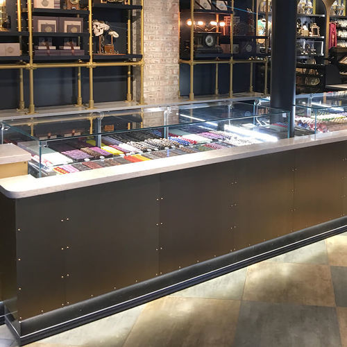 Verkaufskühlvitrine - GEM R4 - Oscartek - für Einzelhandel / Edelstahl / mit Schiebetür