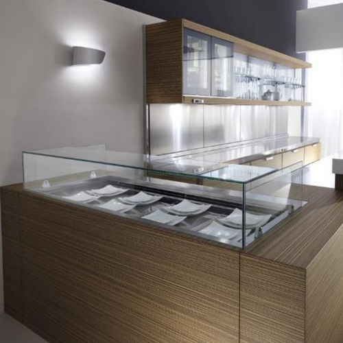 Verkaufskühlvitrine - GEM R4 HOT - Oscartek - für Einzelhandel / Edelstahl / ohne Tür