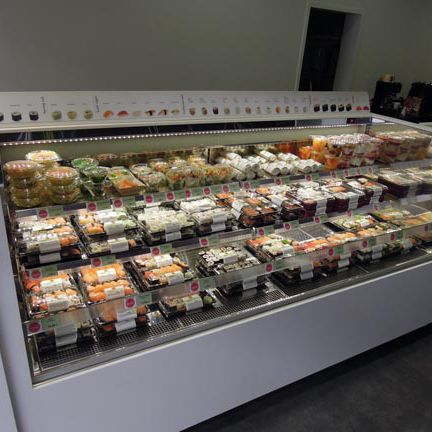Verkaufskühlvitrine - MURO H78 - Oscartek - Stand / für Einzelhandel / Edelstahl