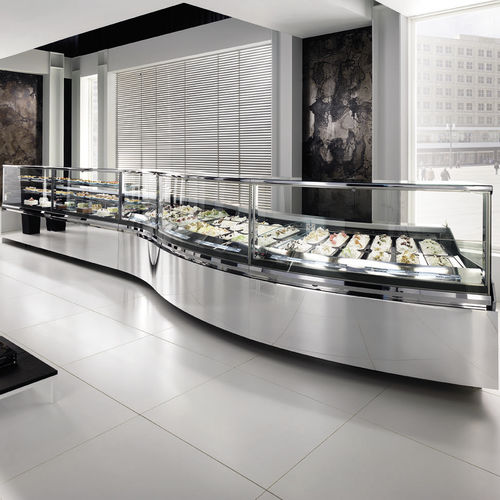 Verkaufskühlvitrine - DIAMOND DELI - Oscartek - für Konditoreien / für Bäckerei / Edelstahl