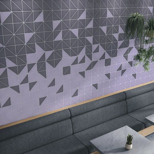 Fliesen / emaillierte Keramik - CURSIVE - NEMO TILE - Hochglanz / für den Innenraum / für Badezimmer