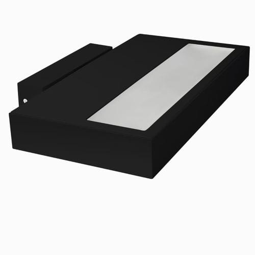 Moderne Wandleuchte - SLIDE L BASE - Nexia - für den Innenraum / Aluminium / rechteckig