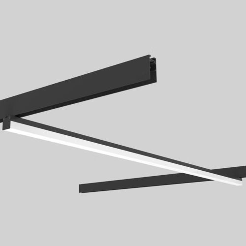 LED-Schienenleuchte - 48 - Nexia - linear / Aluminium / Opal