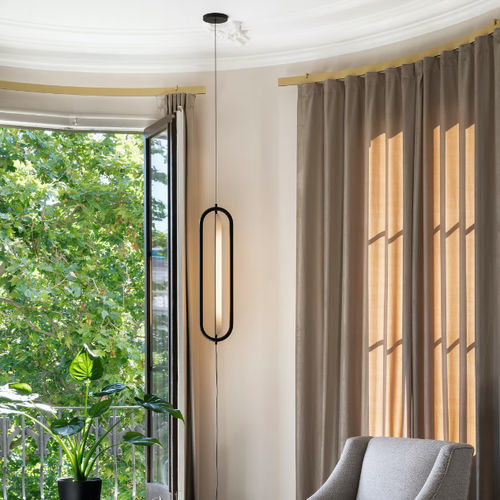 Hängelampe - BOW - Nexia - Aluminium / modern / mit Kabel