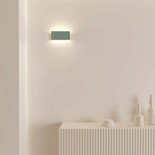 Moderne Wandleuchte - DUNE - Nexia - für den Innenraum / Aluminium / rechteckig