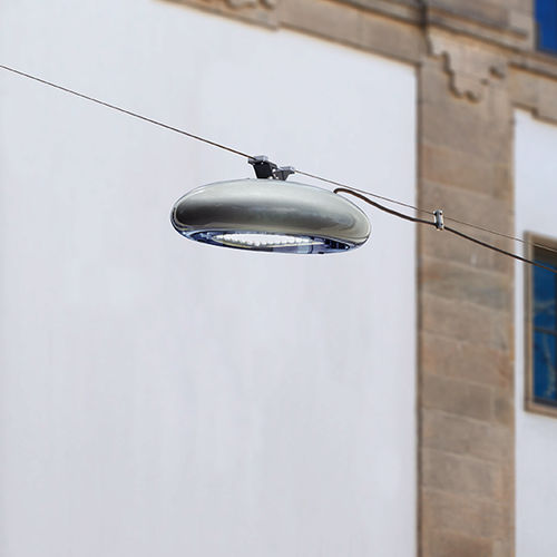 LED-Seilleuchte - AMSTERDAM S. XXI - Setga - rund / Metall / für Außenbereich