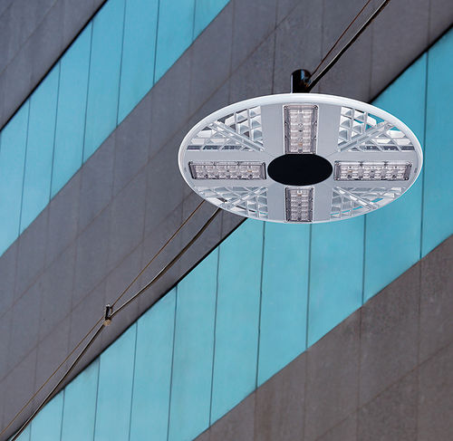 LED-Seilleuchte - DIVERSITY - Setga - rund / Aluminium / für Außenbereich