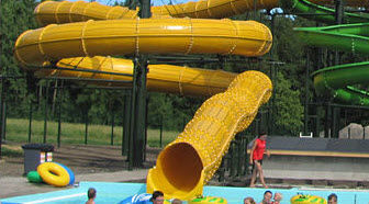 Drehende Rutsche - THUNDER TUNNEL - Arihant Industrial Corporation Limited - für Aquapark / rohrförmig