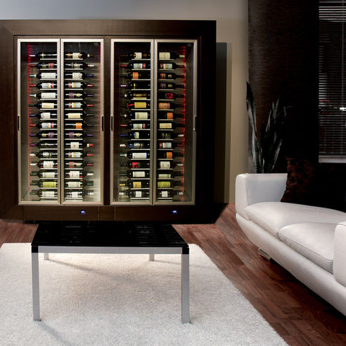 Weinreifeschrank - Weinkeller-Profi - freistehend / Aluminium / Holz