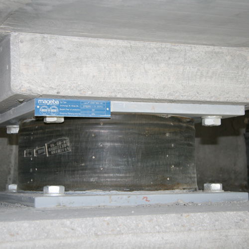 Struktur-Elastomerlager - LASTO-HDRB - Mageba - Elastomer / für Brückenbau