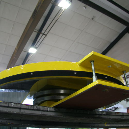 Seismisches Elastomerlager - RESTON-PENDULUM - Mageba - Struktur / Stahl / für Brückenbau