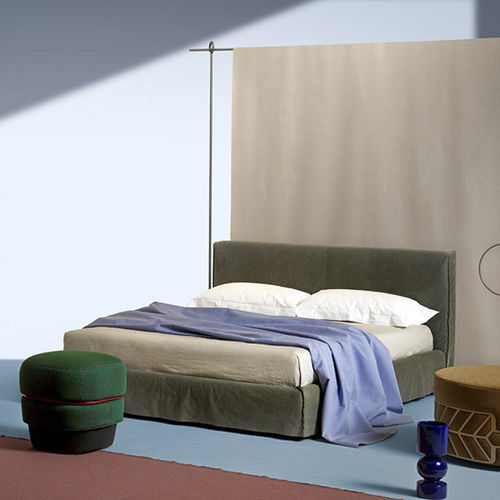 Doppelbett - Dress - My Home Collection - modern / Polster / gepolstertes Kopfteil