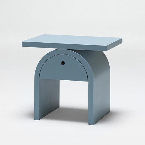 Moderner Nachttisch - Arcom - My Home Collection - lackiertes MDF / Gestell aus lackiertem MDF / rechteckig