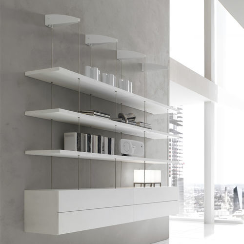 Wandmontiertes Regal - Ibis - My Home Collection - modern / lackiertes MDF / Edelstahl