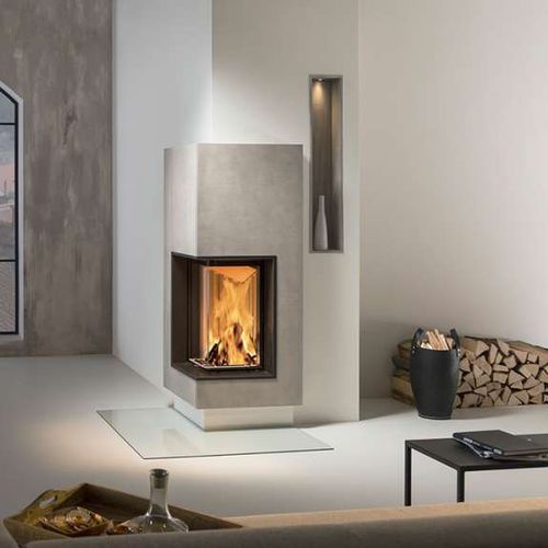 Holz-Kaminofen - 2114 - Sommerhuber - Ecken / modern / Granit