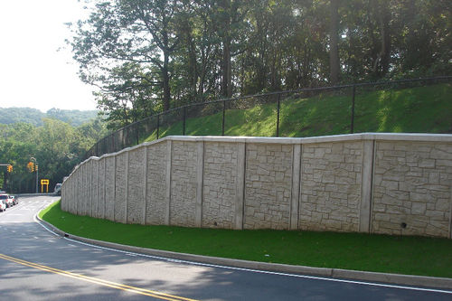 Stahlbeton-Stützmauer - The Fort Miller Co. - Stahl / modular / Fertigbau