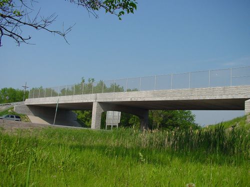 Stahlbetonbrücke - FARMINGTON/HOOK - The Fort Miller Co. - Fertigbeton / Balken / Verkehr