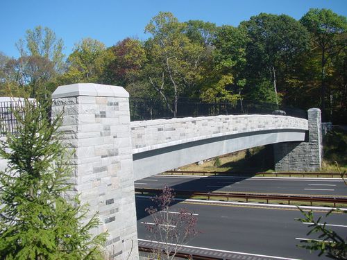 Stahlbetonbrücke - TACONIC STATE PARKWAY - The Fort Miller Co. - Balken / für Fußgänger / Fertig