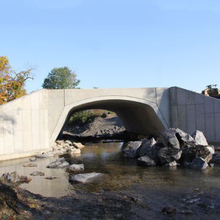Betonbrücke - O-SERIES® - Contech - bogenförmig / Fertig / modular