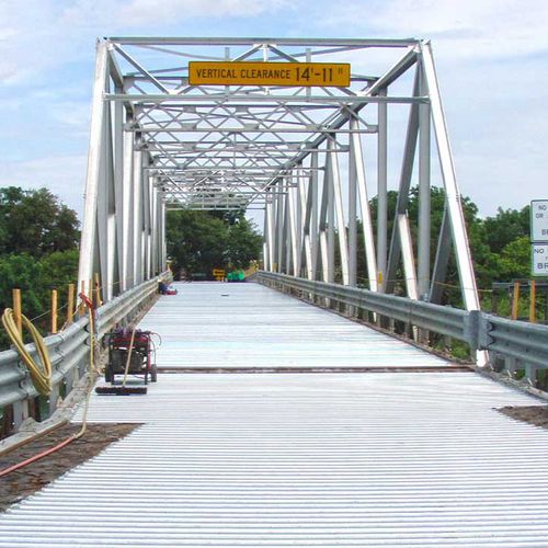 Brückenfahrbahn / galvanisiertem Stahl - PLANK - Contech