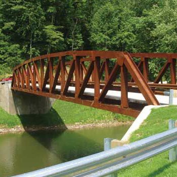 Metallbrücke - COLONIAL - Contech - Fachwerk / für Fußgänger