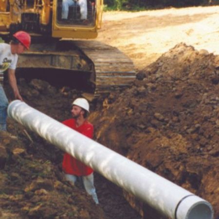 PVC-Rohrleitung - TRUSS - Contech - für Drainagesystem