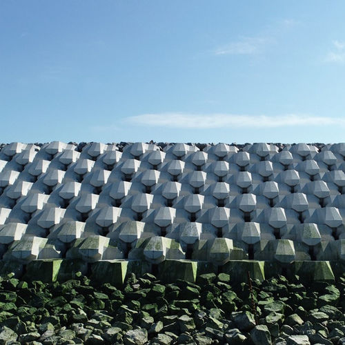 Massiv-Betonstein - XBLOC® - Contech - für Stützmauer / für Absperrungen / für Dämme