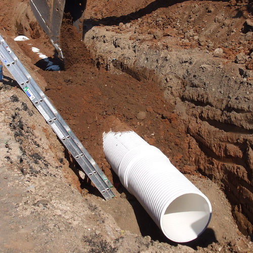 PVC-Rohrleitung - A-2000™ - Contech - für Drainagesystem