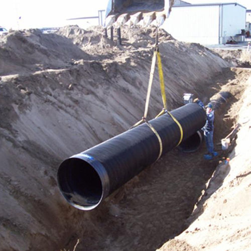 Stahlrohrleitung - DUROMAXX® - Contech - für Drainagesystem