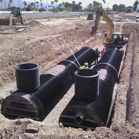 Boxsystem zur Regenwasserversickerung / für Becken - DUROMAXX® - Contech - erdverlegt