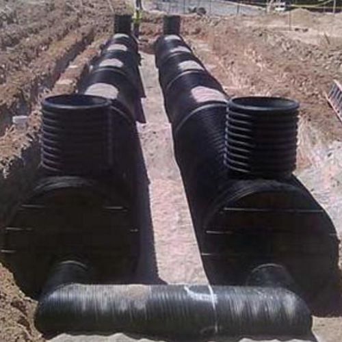Regenwassertank - DUROMAXX - Contech - Wasserspeicher / erdverlegt / Polyethylen