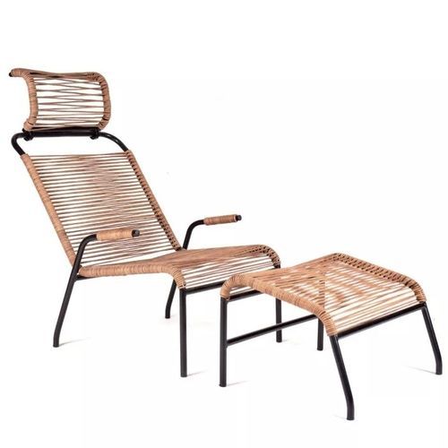 Moderner Sessel - Brazza - BOQA - Leinen / Leder / PVC