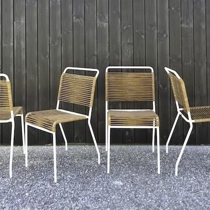 Moderner Esszimmerstuhl - Doline  - BOQA - für Außenbereich / für den Innenraum / Leinen