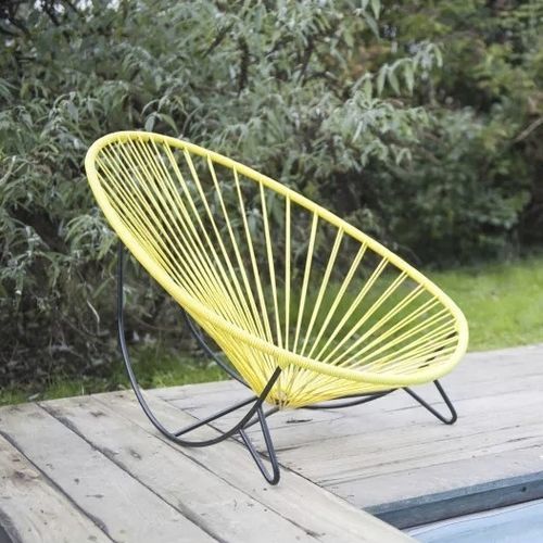 Moderner Sessel - Tulum - BOQA - Leinen / Leder / PVC