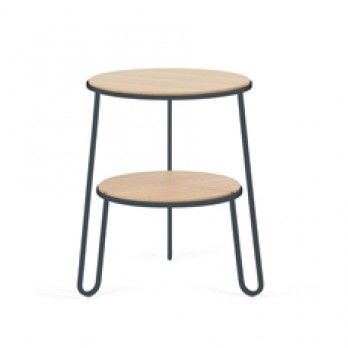 Moderner Lampentisch - ANATOLE - Harto - Eiche / MDF / Gestell aus Metall