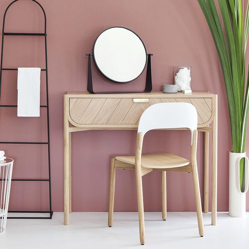 Moderner Konsolentisch - MARIUS - Harto - Eiche / MDF / Gestell aus Eiche